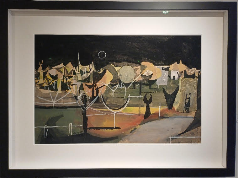 Village Under a Full Moon by Roy Turner Durrant